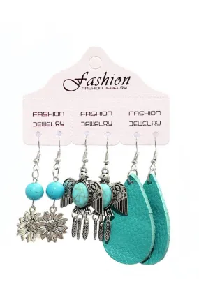 3 pc Boho Earring Set