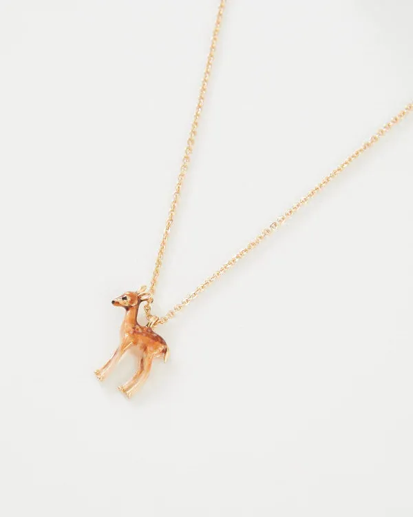 Animal Enamel Charm Necklaces