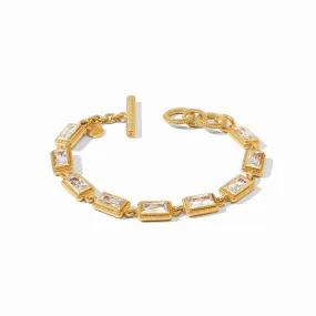 Baguette Tennis Bracelet - Clear Crystal