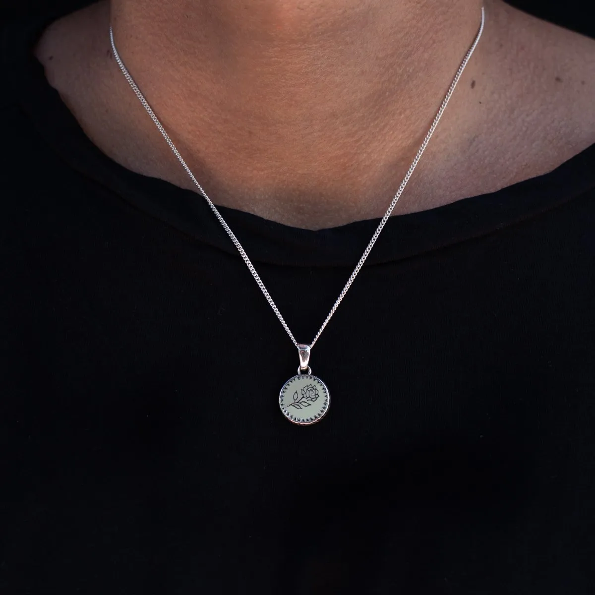 BALI ROSE NECKLACE | 925 STERLING SILVER