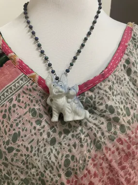 Blue Scottie Dog Family Necklace by Gina