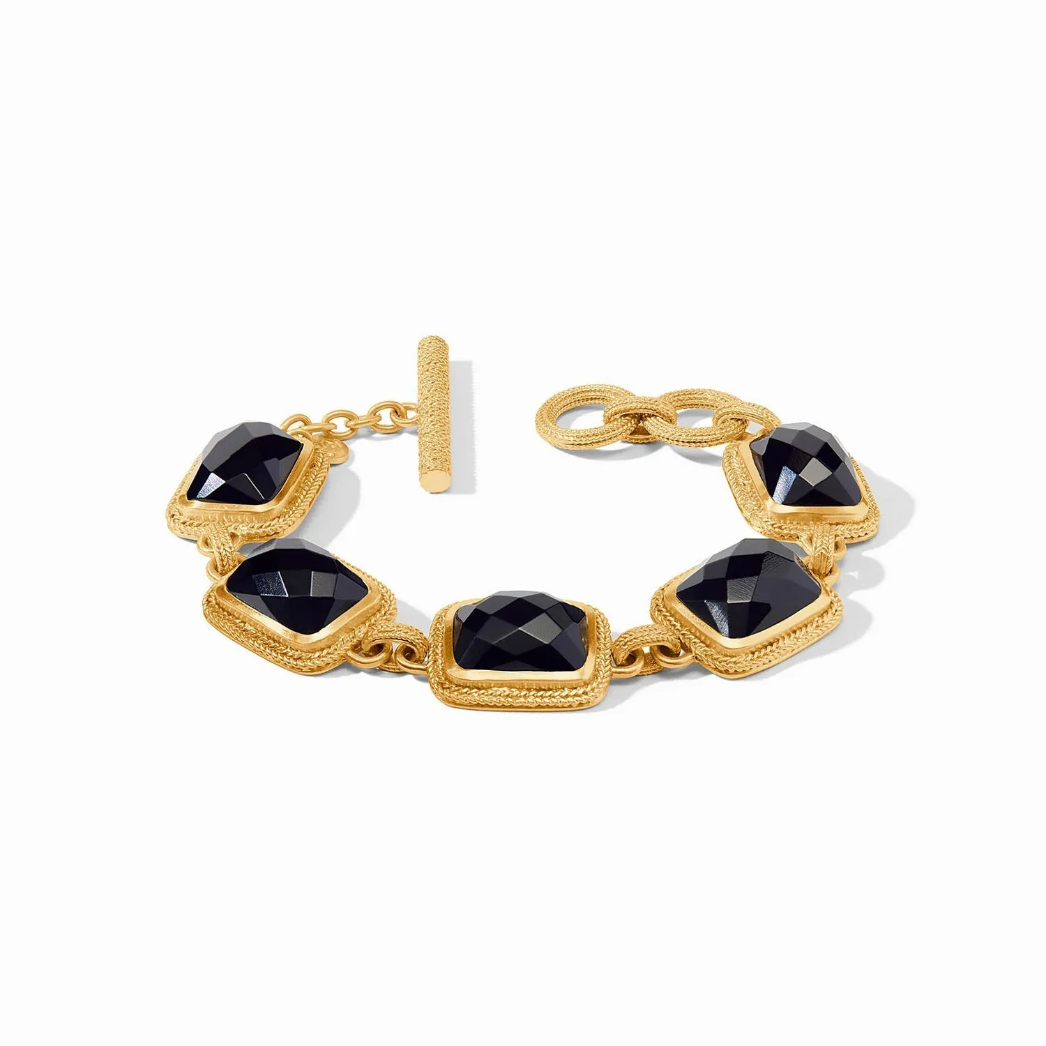 Cheval Stone Bracelet - Obsidian Black