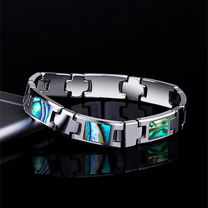 Deep-Sea Shell Tungsten Bracelet