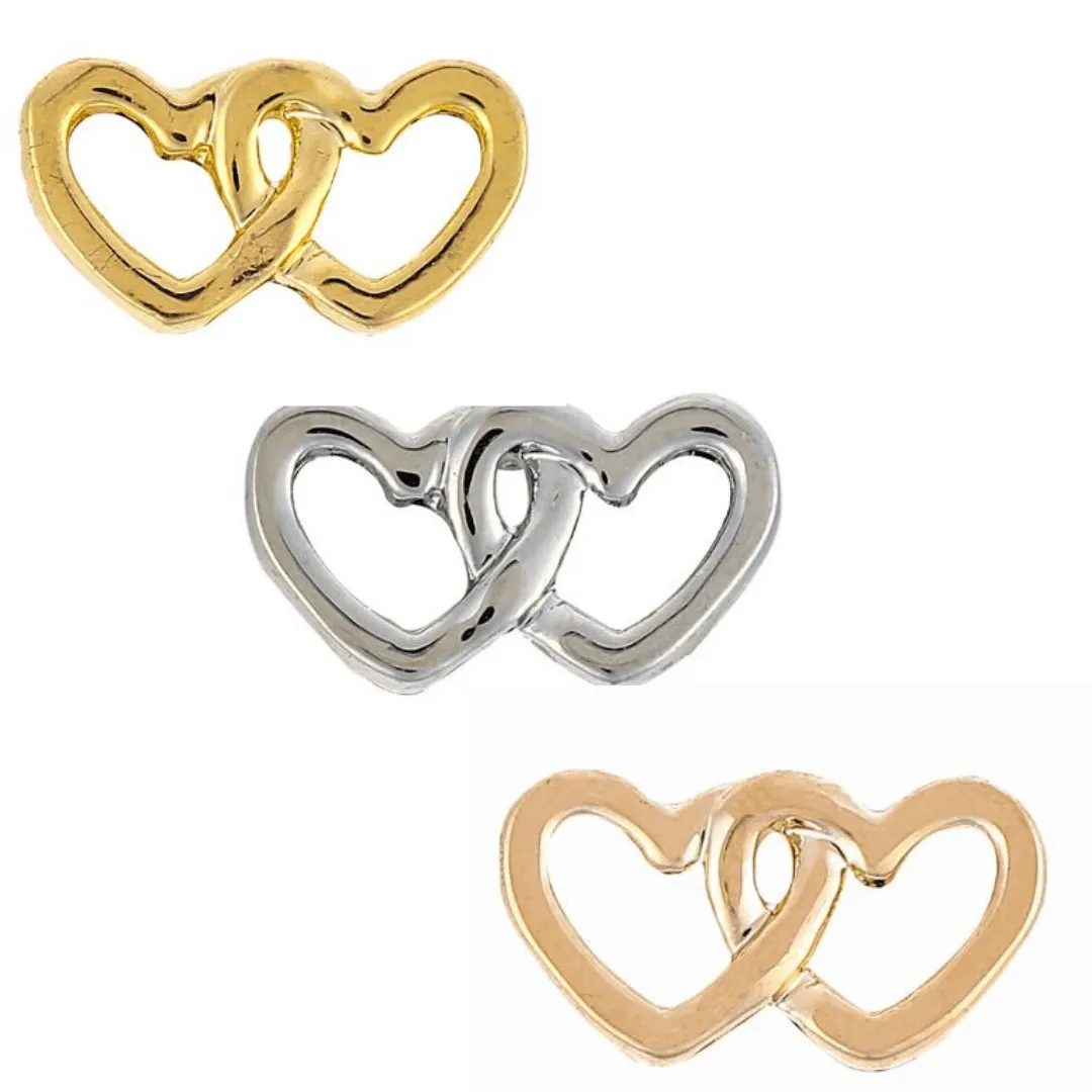 Double Hearts Charm