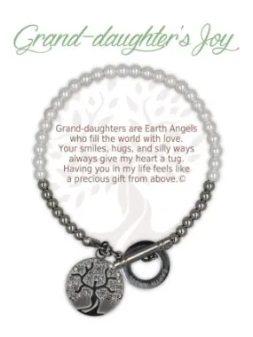 EARTH ANGEL SHELL PEARL BRACELET - GRAND-DAUGHTER'S JOY