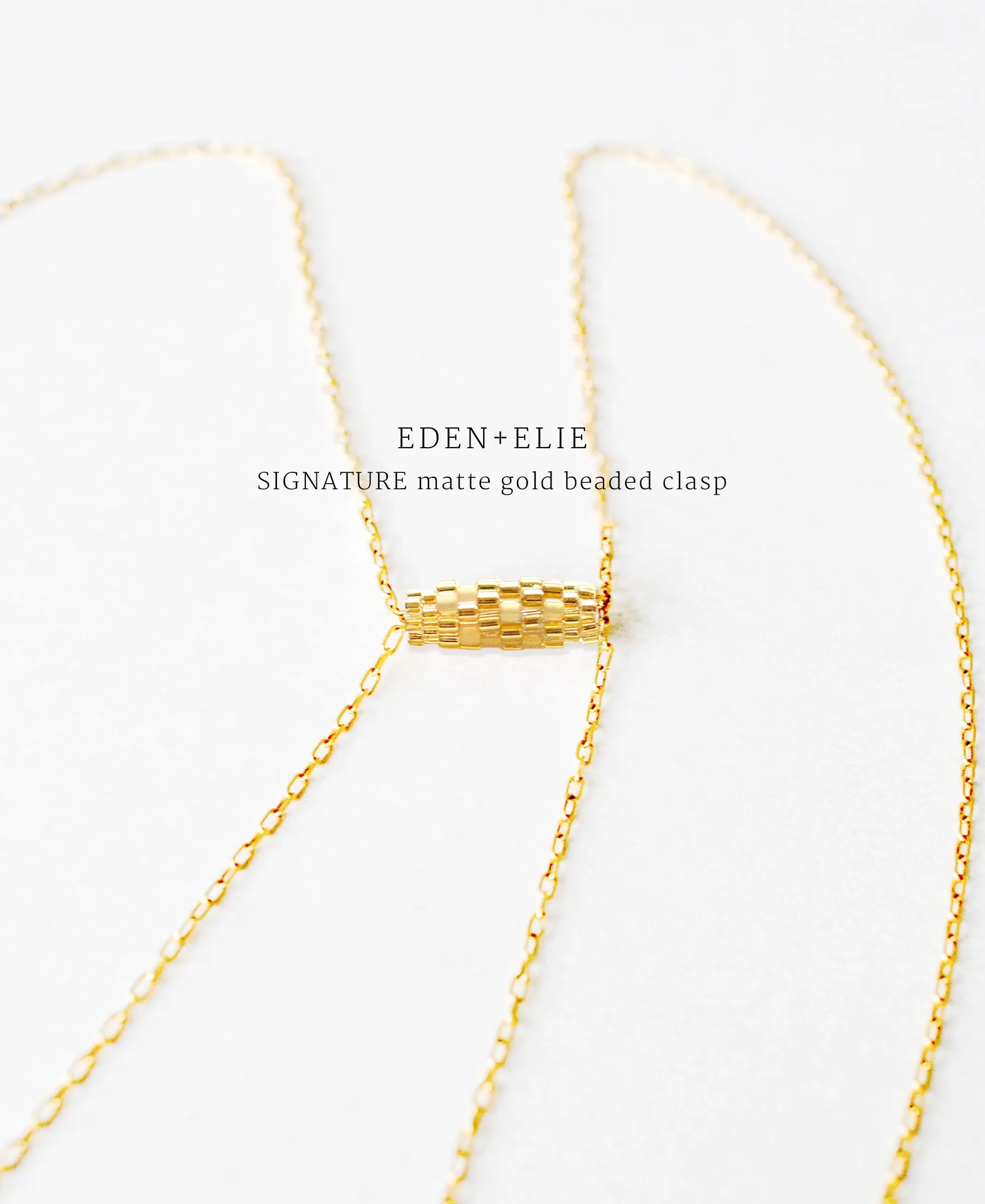 EDEN   ELIE Mother-Daughter twinning necklaces set - peranakan yellow