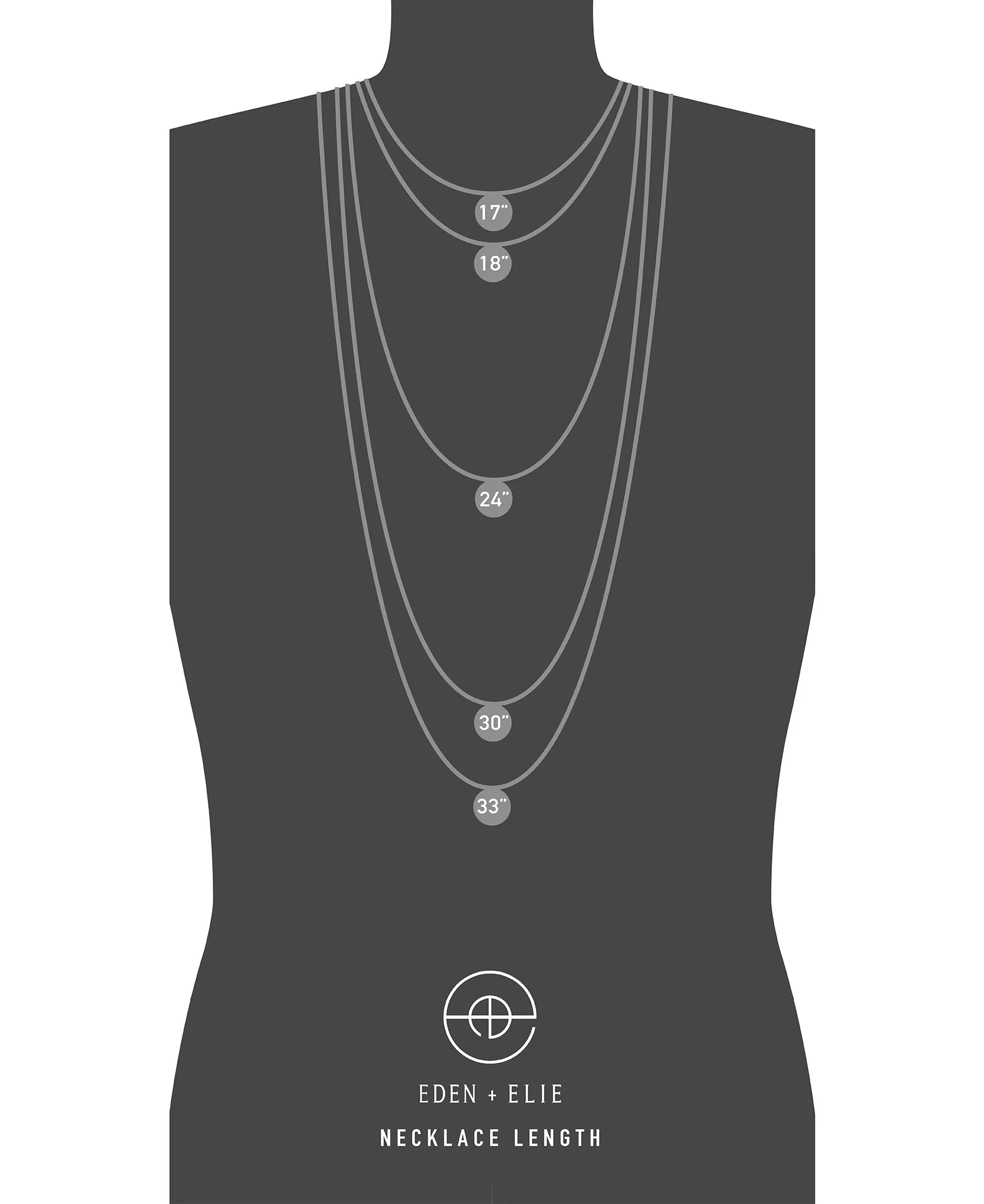 EDEN   ELIE Necklace Bar single bead   optional chain - cobblestone grey