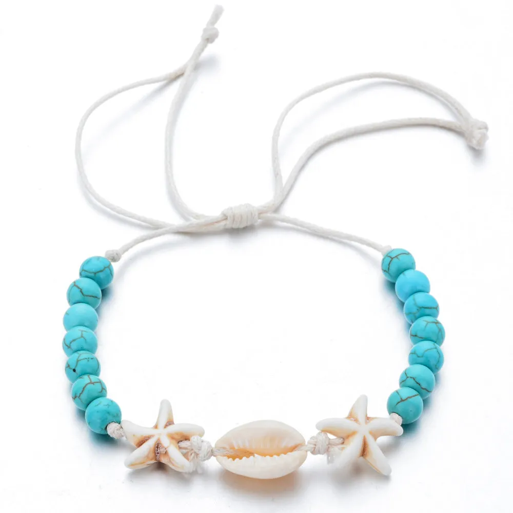 European And American Popular Trinkets Natural Stone Shell Bracelet