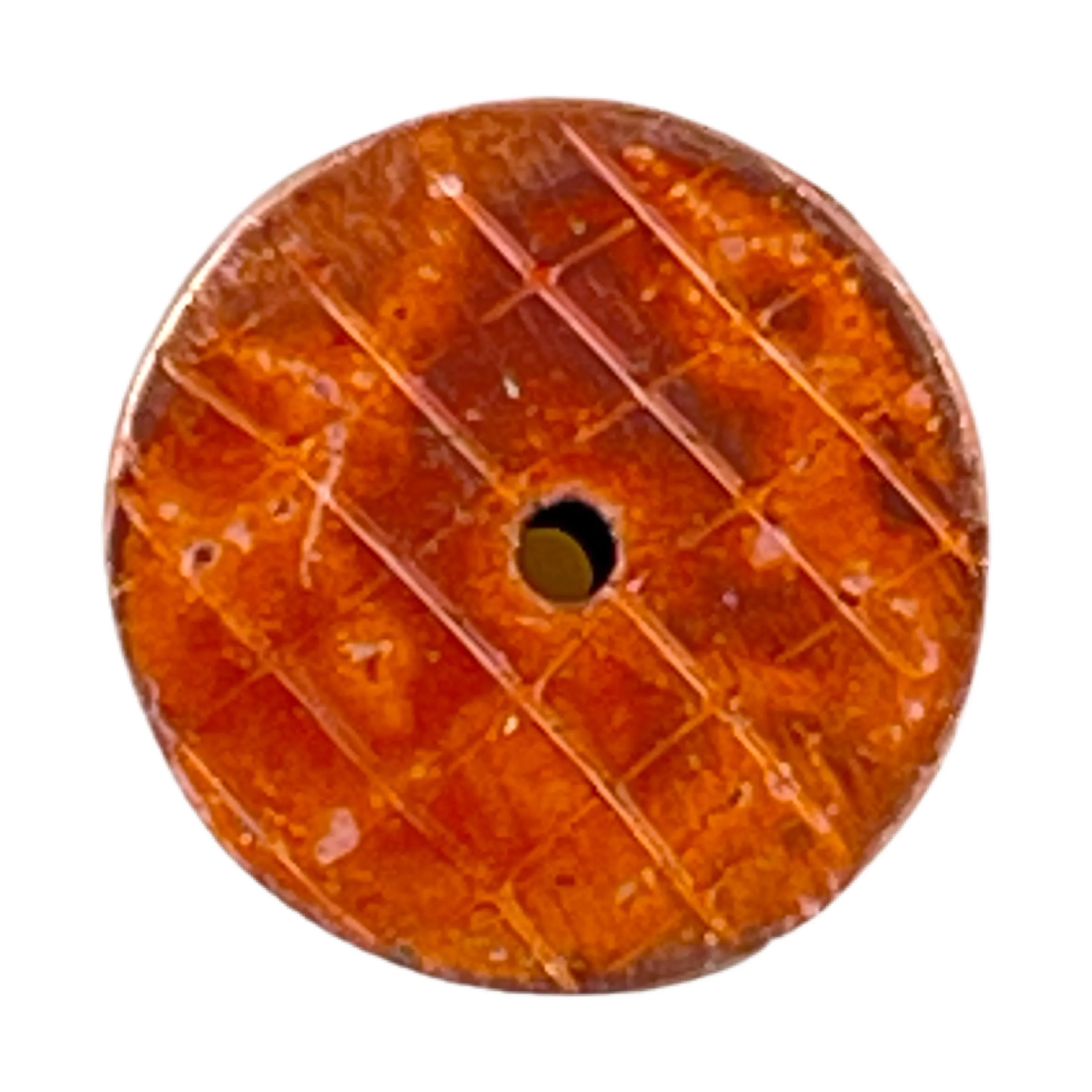 Extra-Small Rustic Copper Barrel Bead