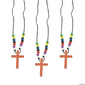 Faith Wooden Cross Necklaces