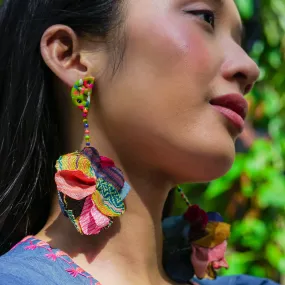 Flores Drops in Bahaghari Earrings