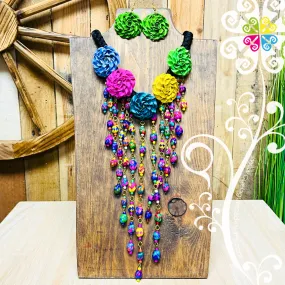 Flower Beads Palm Set