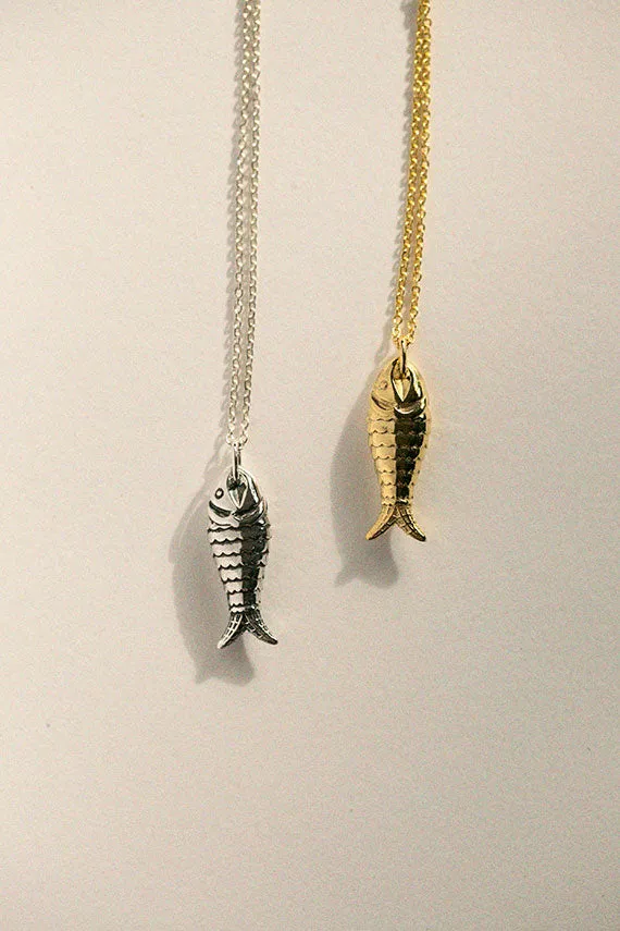 Gold Fish Necklace