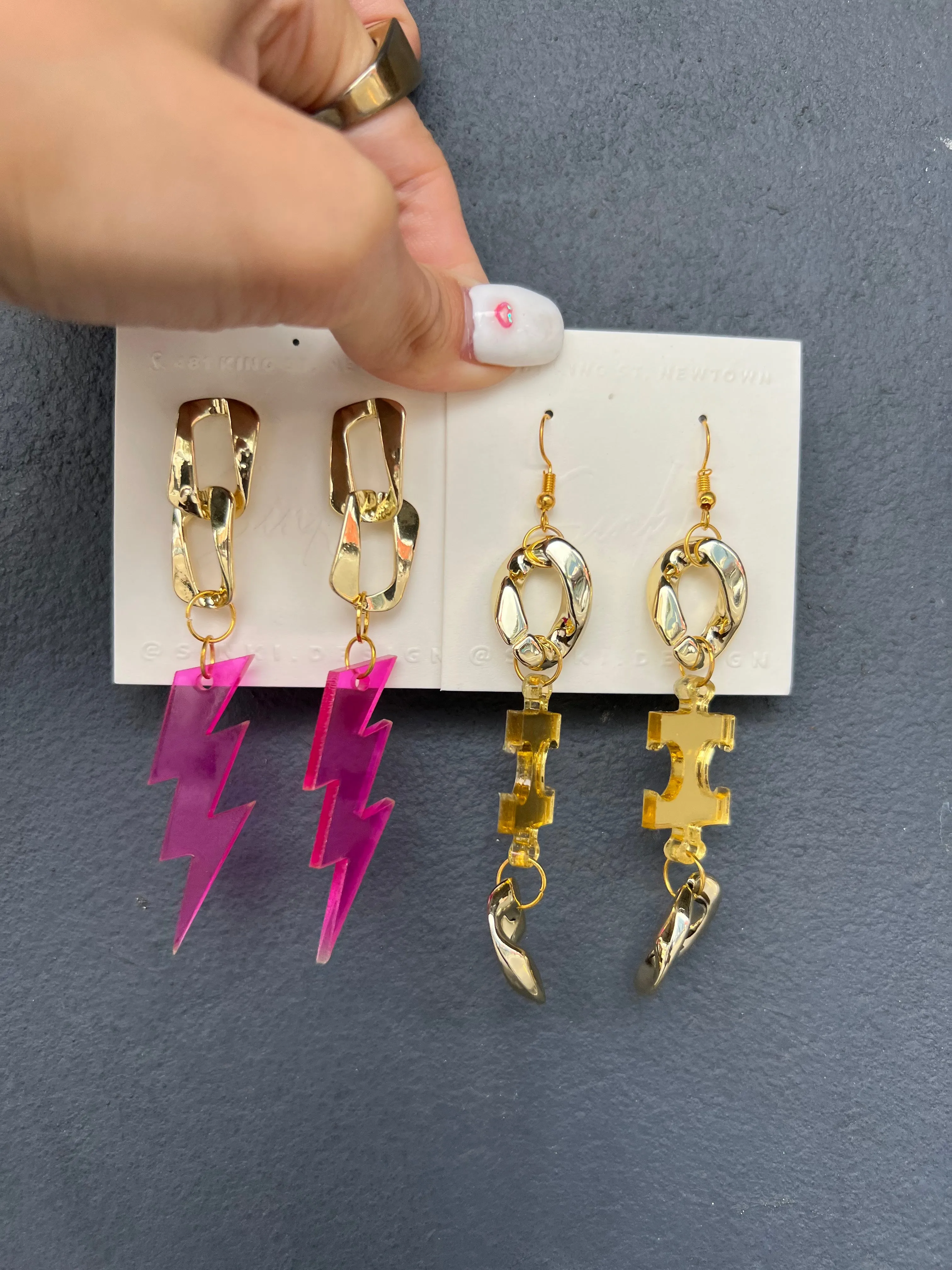 Handmade Acrylic Earrings