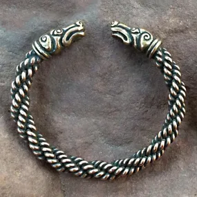 Hound Bracelet (Medium Braid) - Bronze or Silver