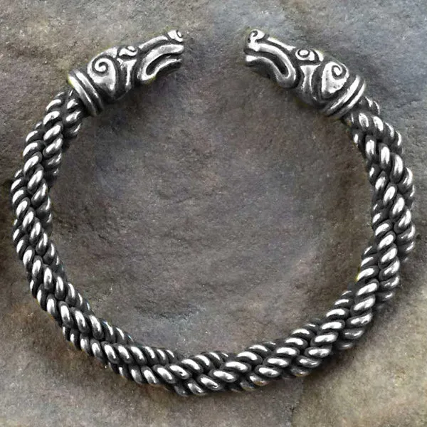 Hound Bracelet (Medium Braid) - Bronze or Silver