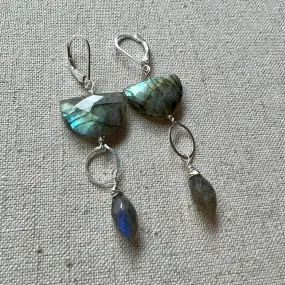 Labradorite 'Showstopper' Earrings