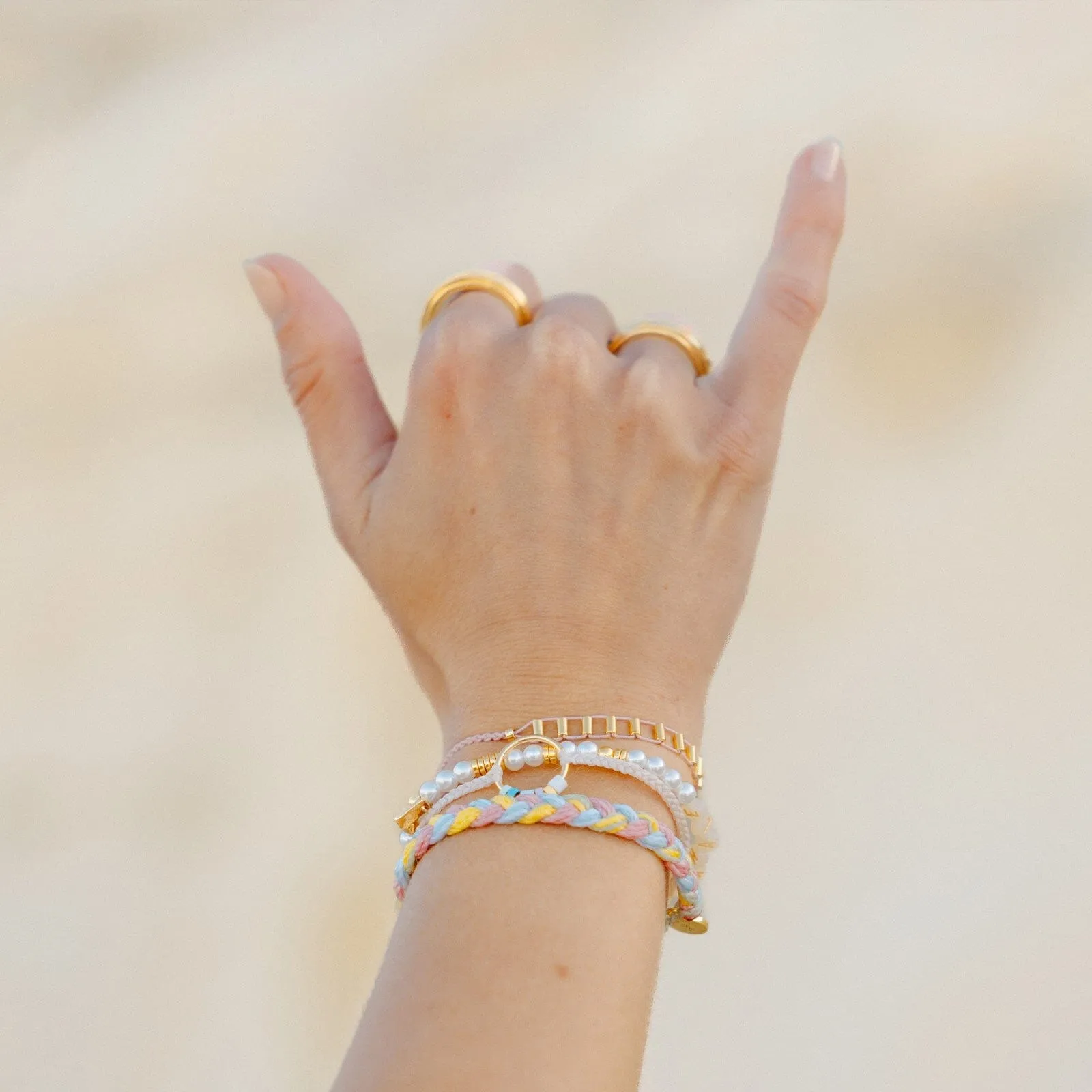 Mental Health Awareness Braided Bracelet