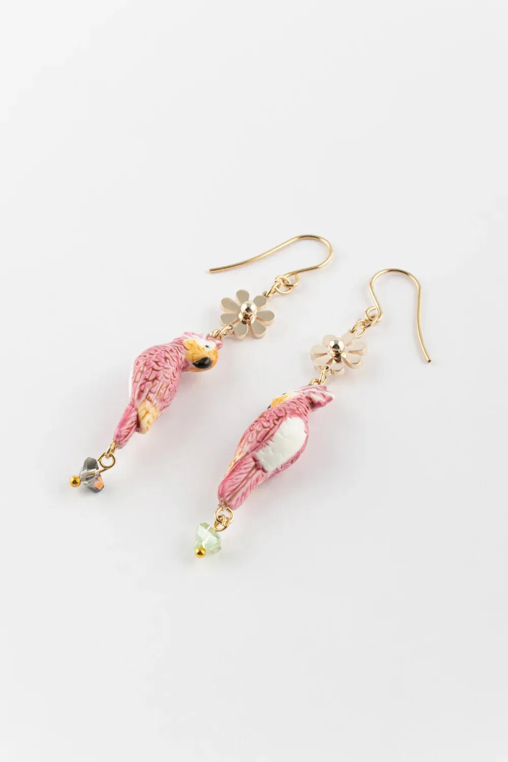 NACH COCKATOO AND TASSEL EARRINGS