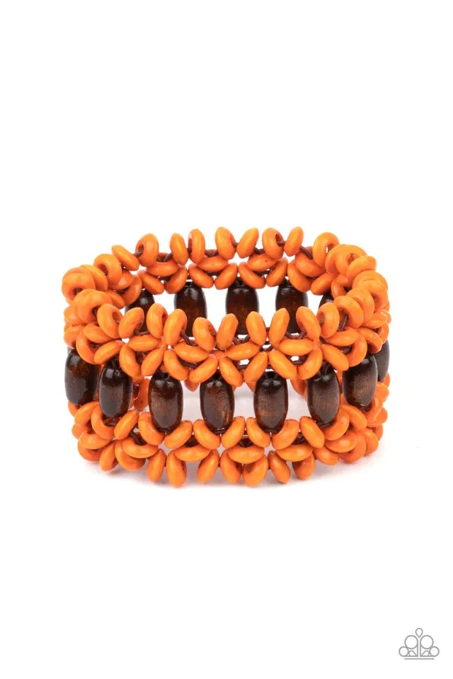 Paparazzi Bracelet ~ Bali Beach Retreat - Orange