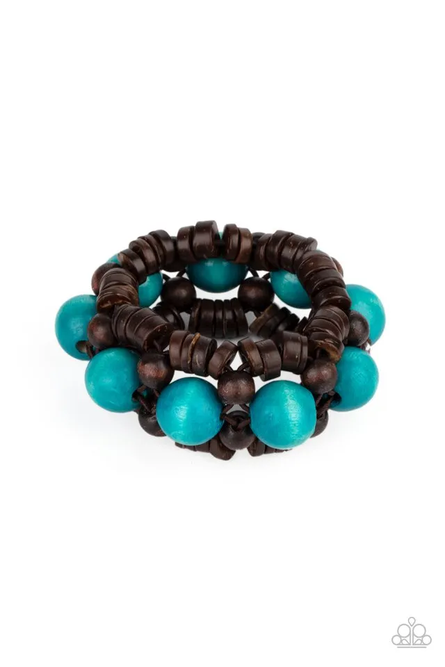 Paparazzi Bracelet ~ Tropical Temptations - Blue