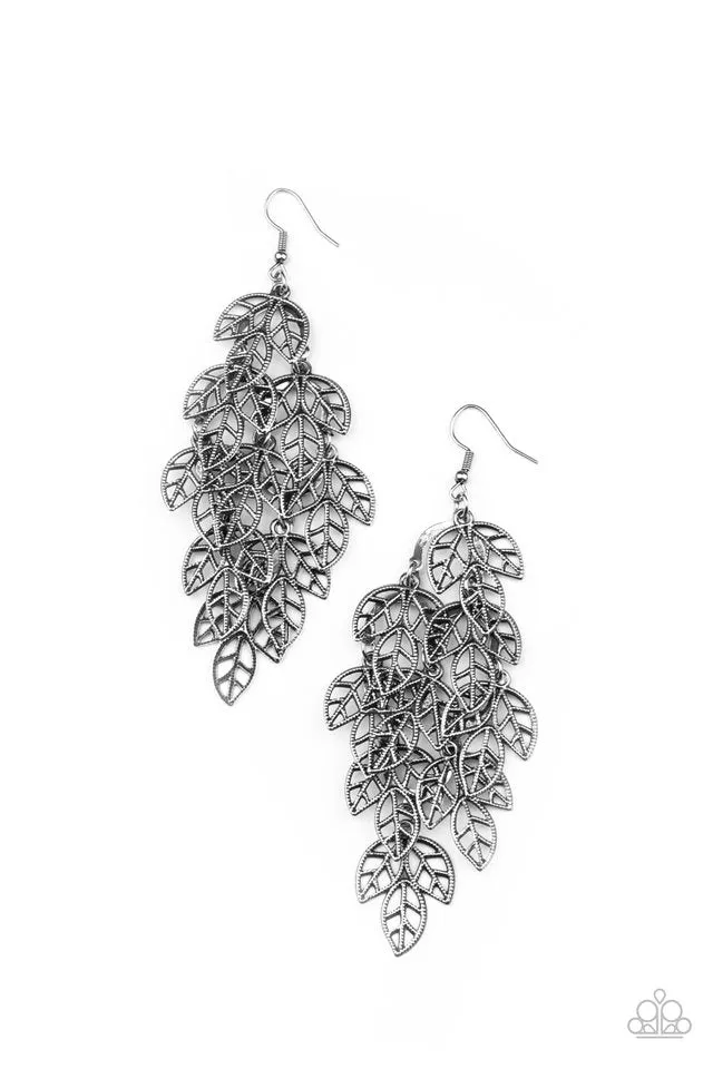 Paparazzi Earring ~ The Shakedown - Silver