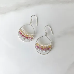 Ruby & Opal Gemscape Earrings