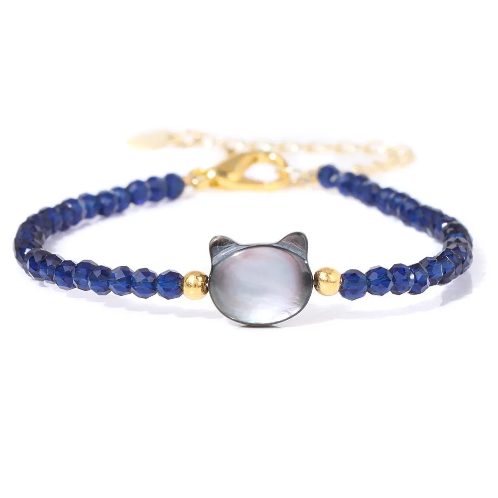 Shell Cathead Bracelet Girl Simple Natural Stone