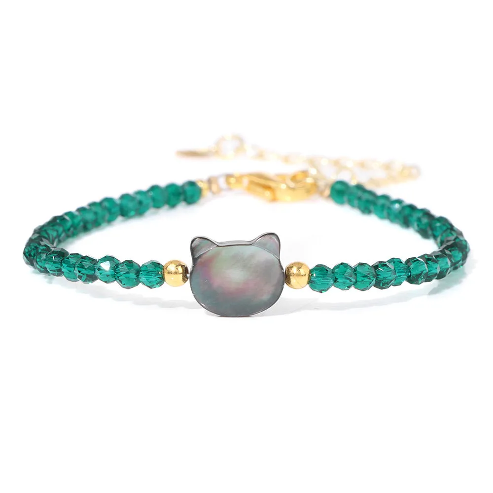 Shell Cathead Bracelet Girl Simple Natural Stone