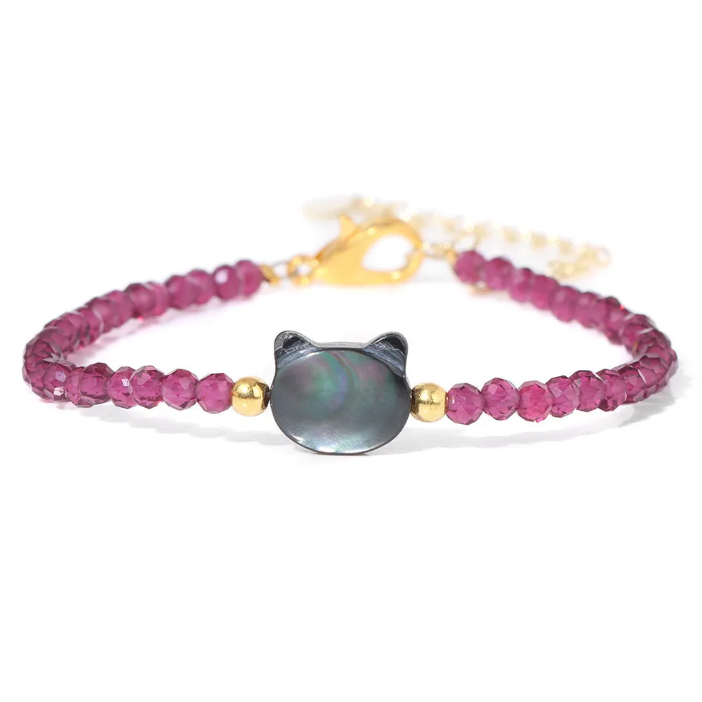 Shell Cathead Bracelet Girl Simple Natural Stone