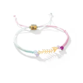 Slim Fish Bone Braided Bracelet