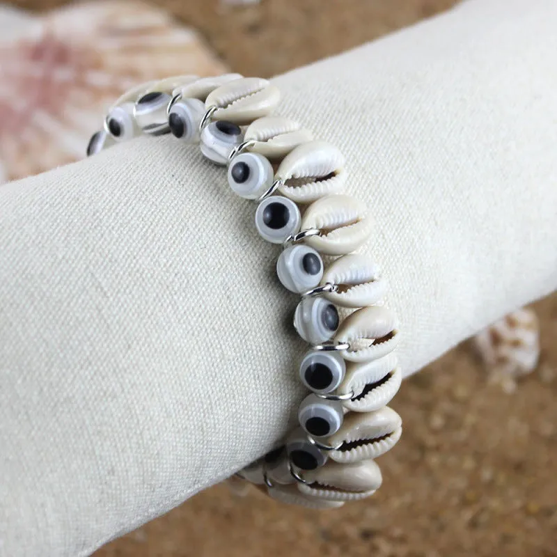 Stylish Simple Boho Beach Natural Shell Bracelet