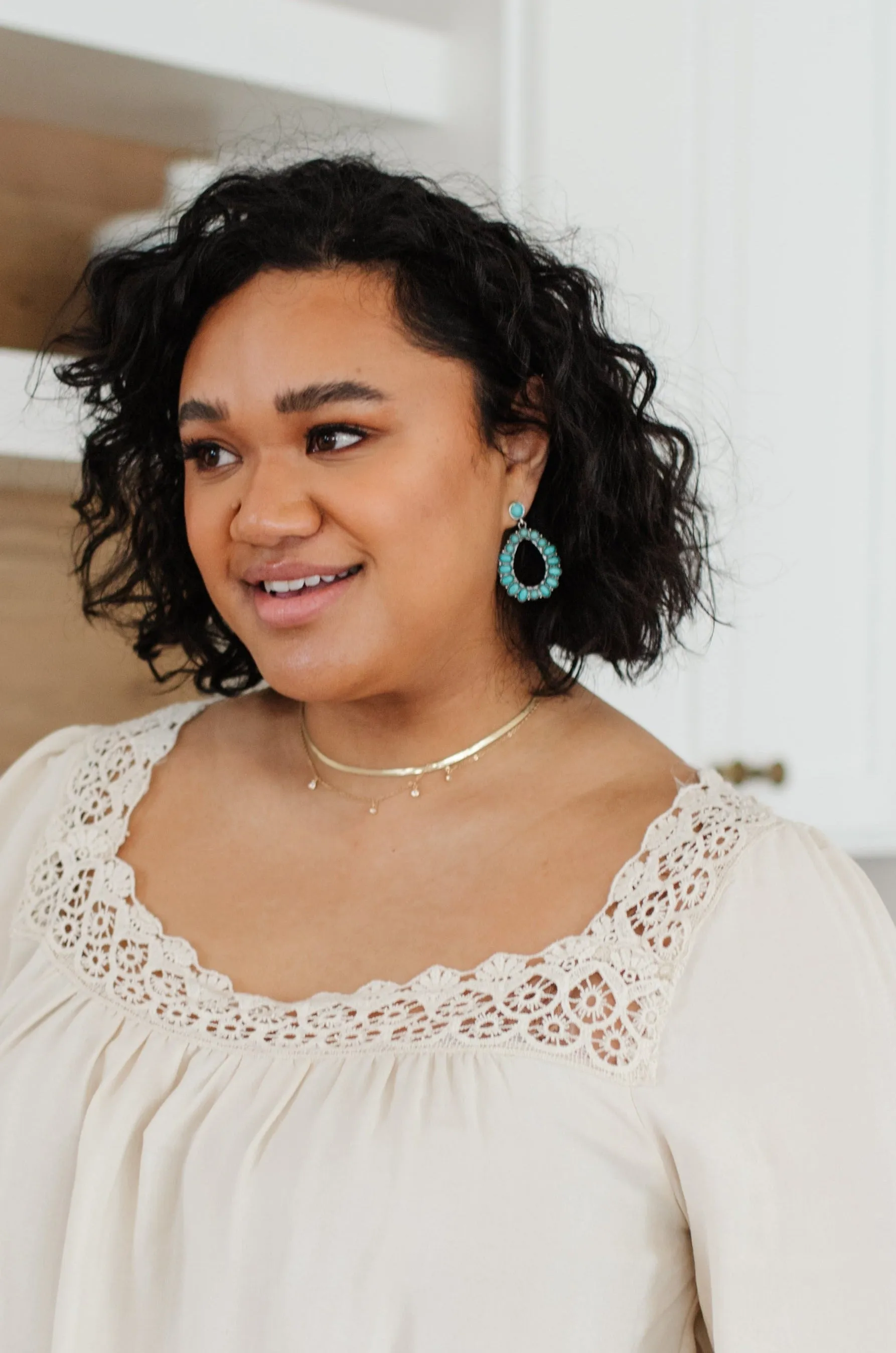 Turquoise Teardrop Earrings