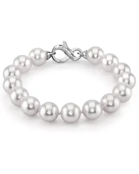 White South Sea Pearl Bracelet, 10.0-11.0mm