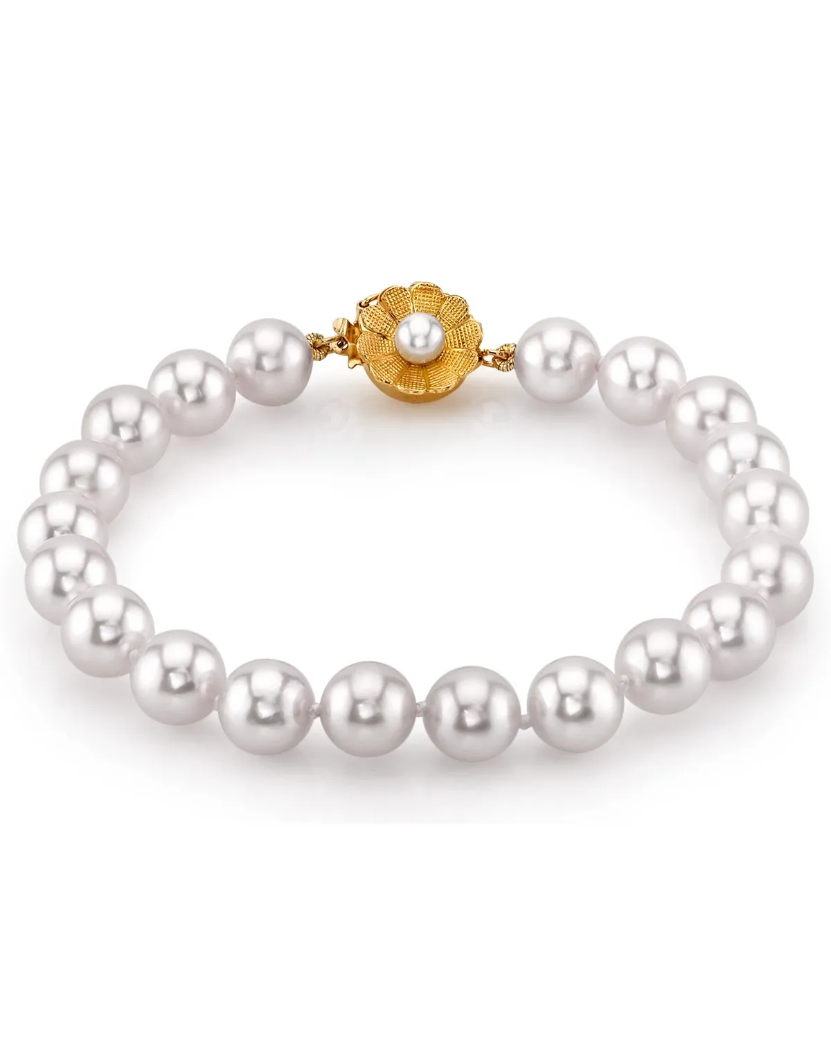 White South Sea Pearl Bracelet, 8.0-9.0mm