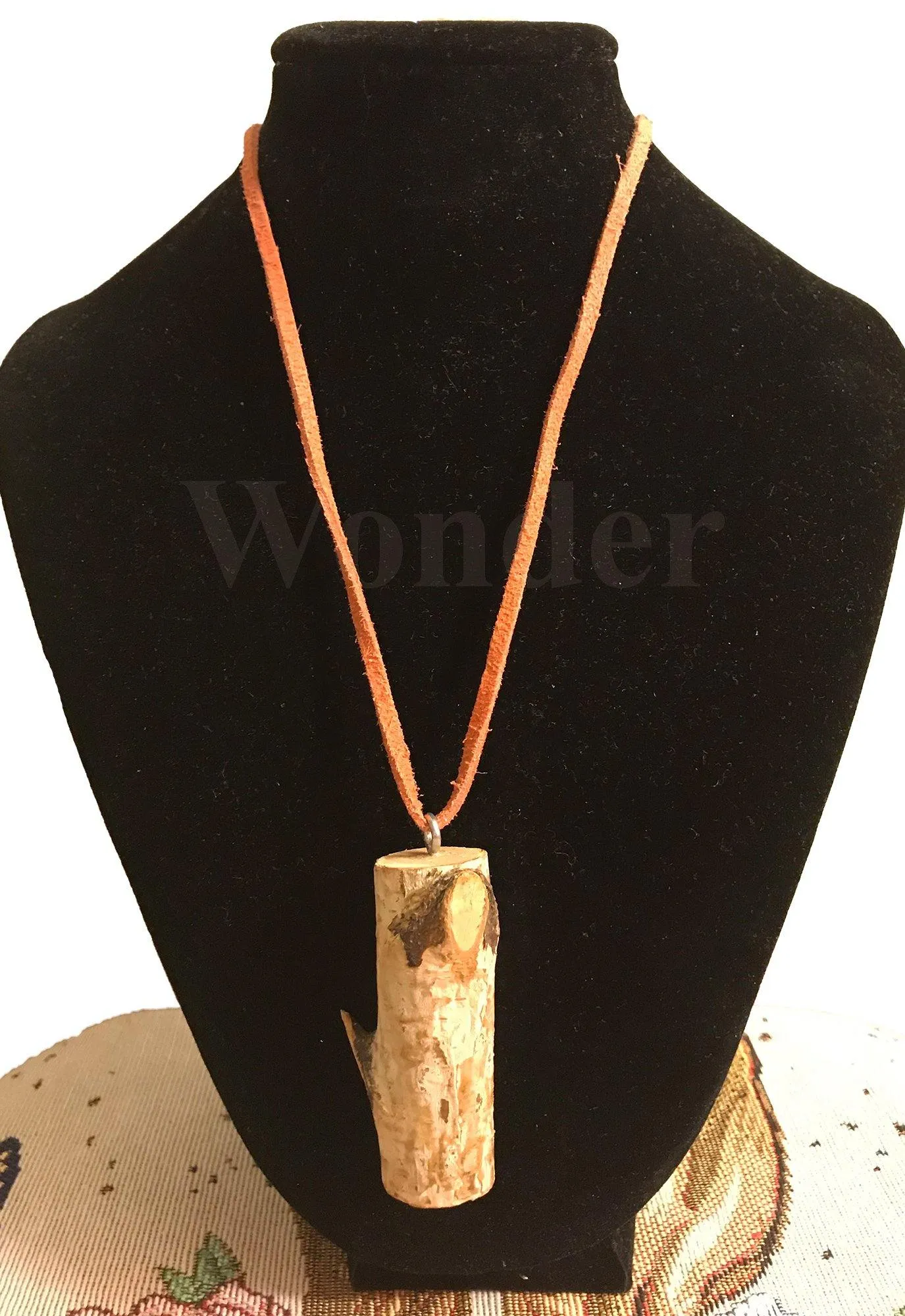 Women's Wooden Tree Trunk Necklaces