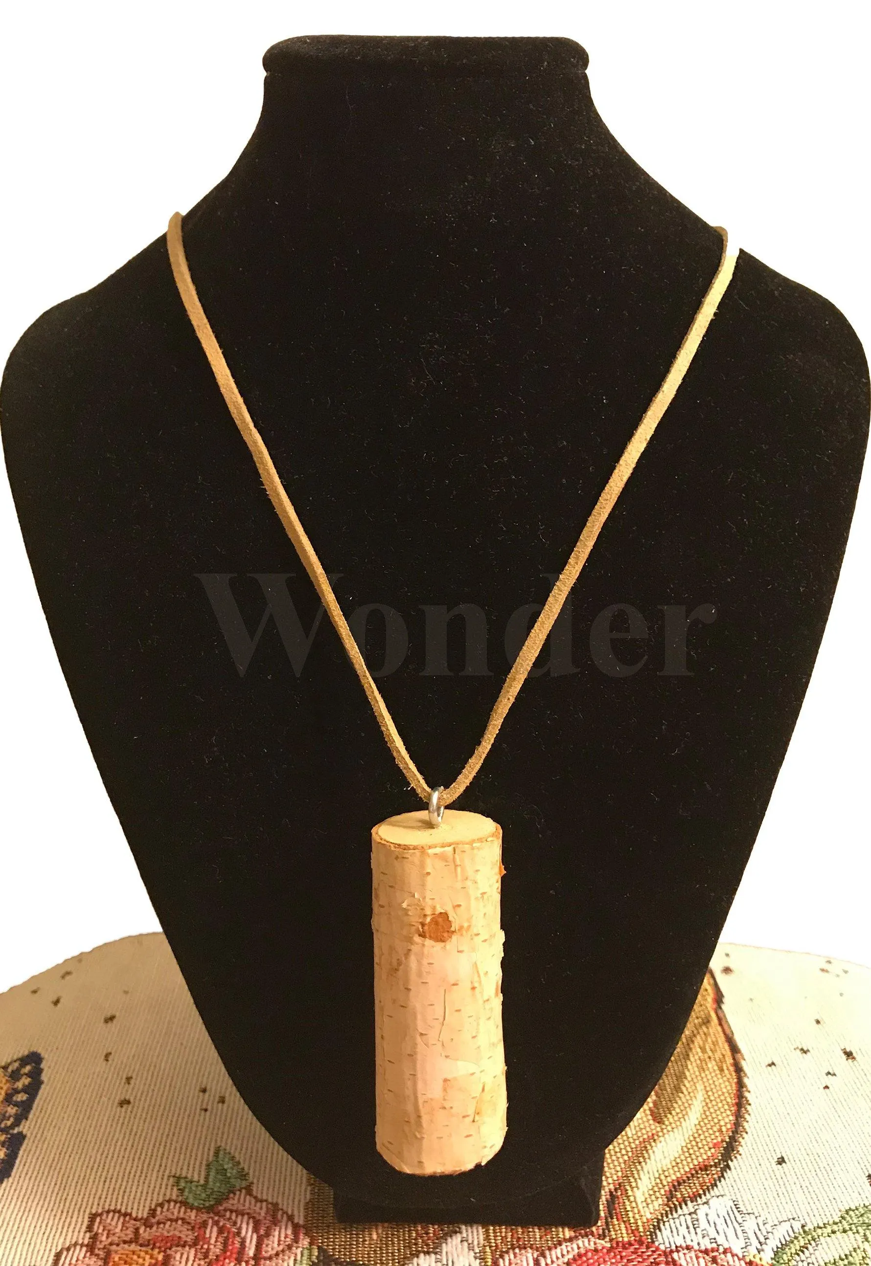 Women's Wooden Tree Trunk Necklaces