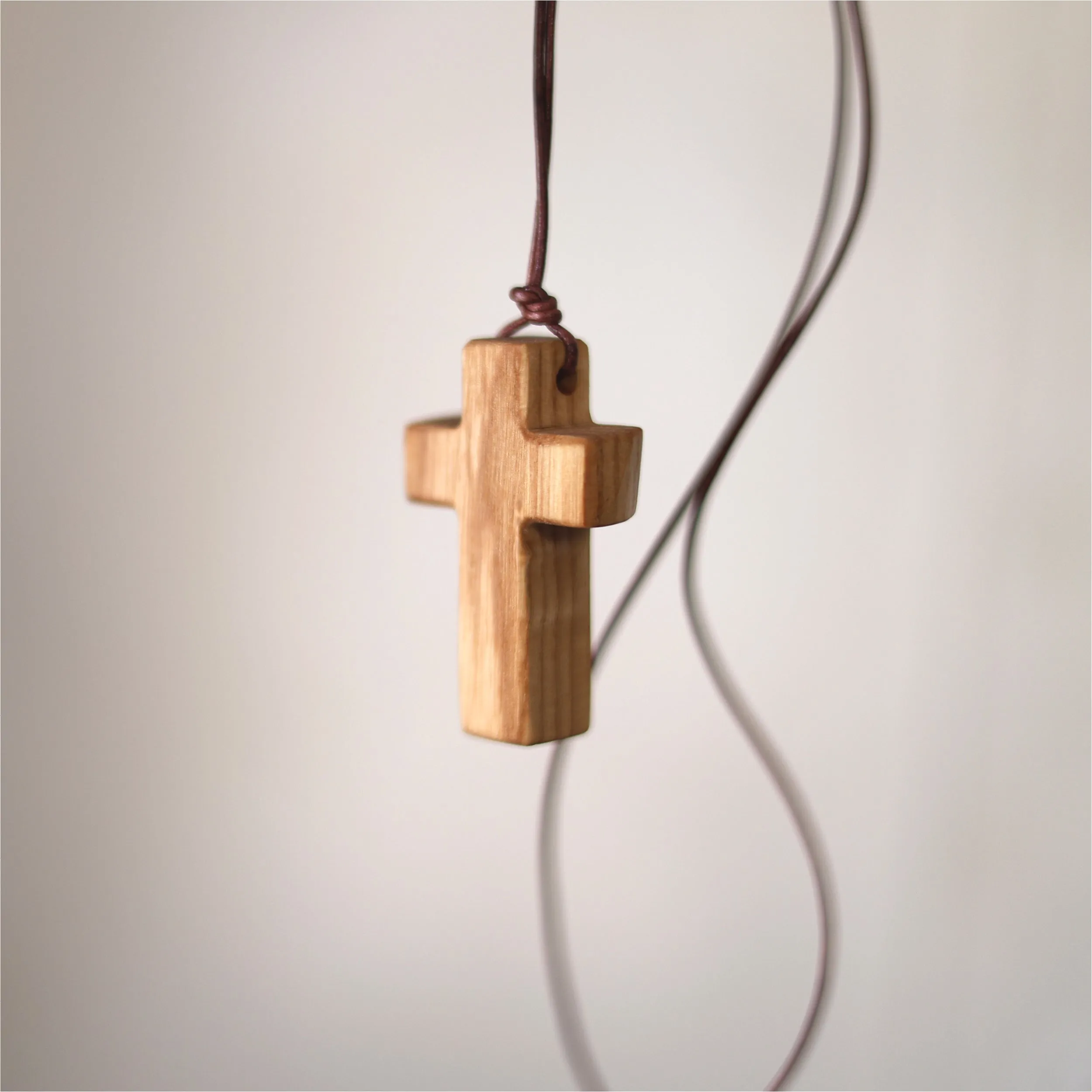 Wooden Cross Necklaces