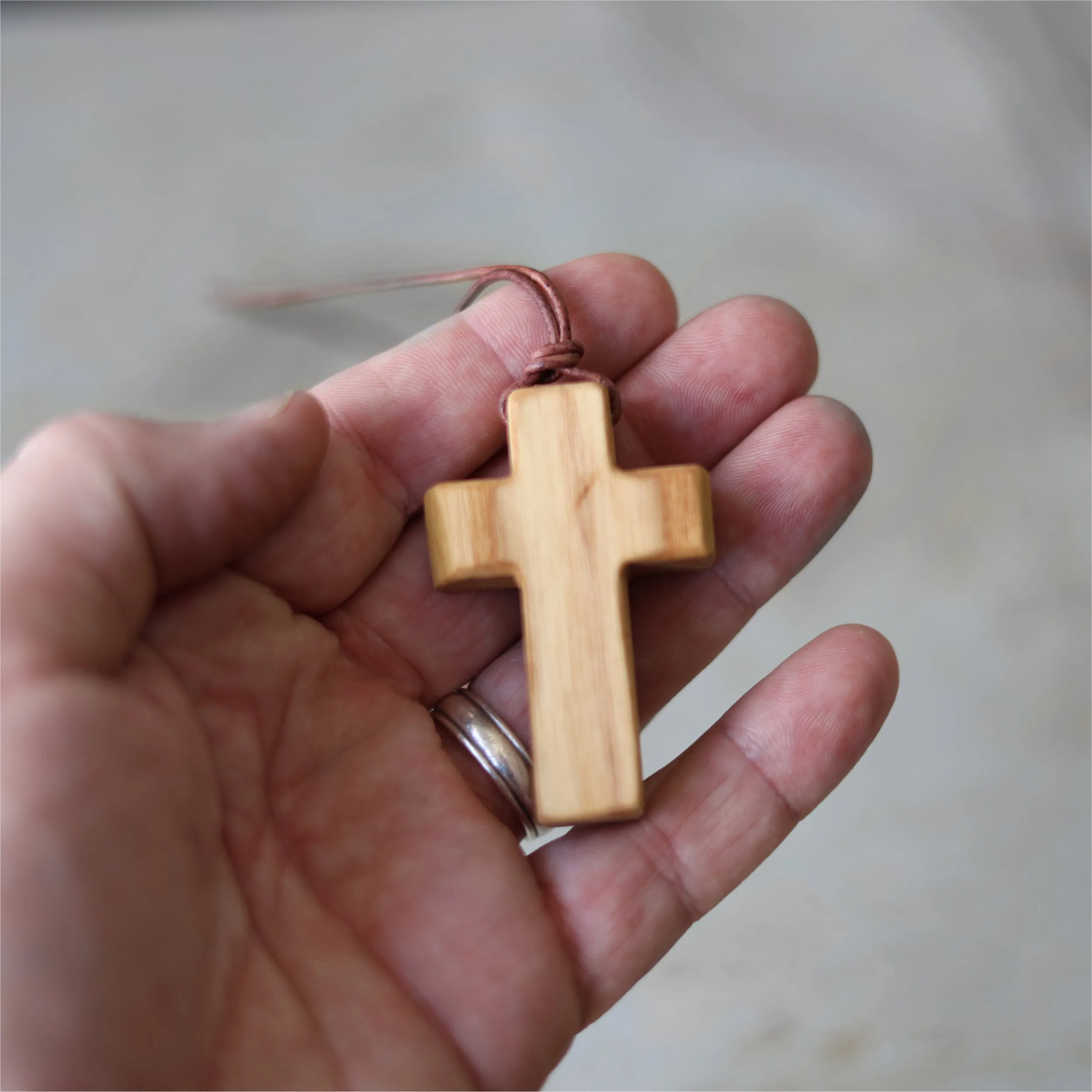 Wooden Cross Necklaces